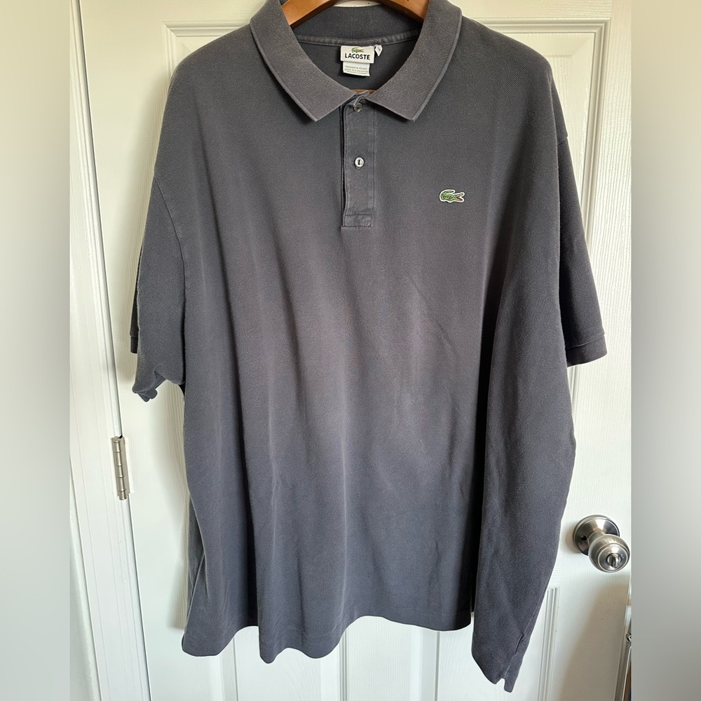 Lacoste Men's Polo Shirt in Charcoal 11R
